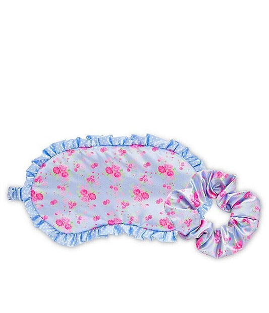 Ditsy Eye Mask & Scrunchie set