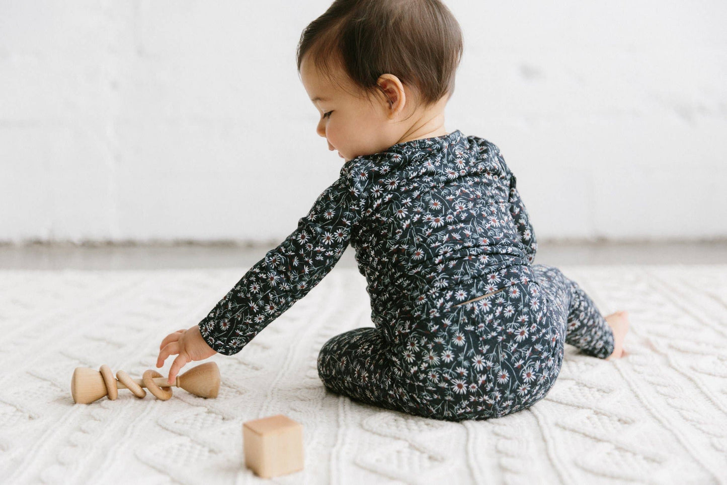 Classic Rattle Wooden Baby Toy