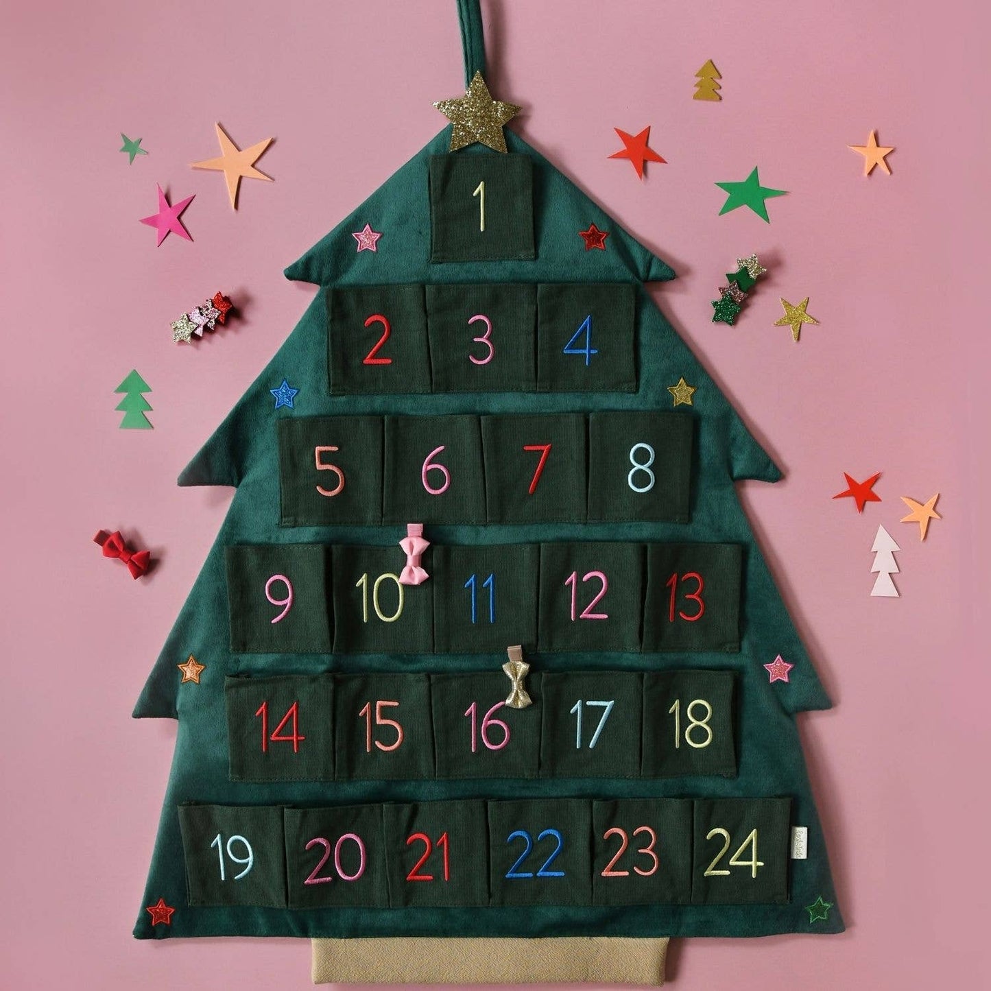 Christmas Tree Starry Advent Calendar
