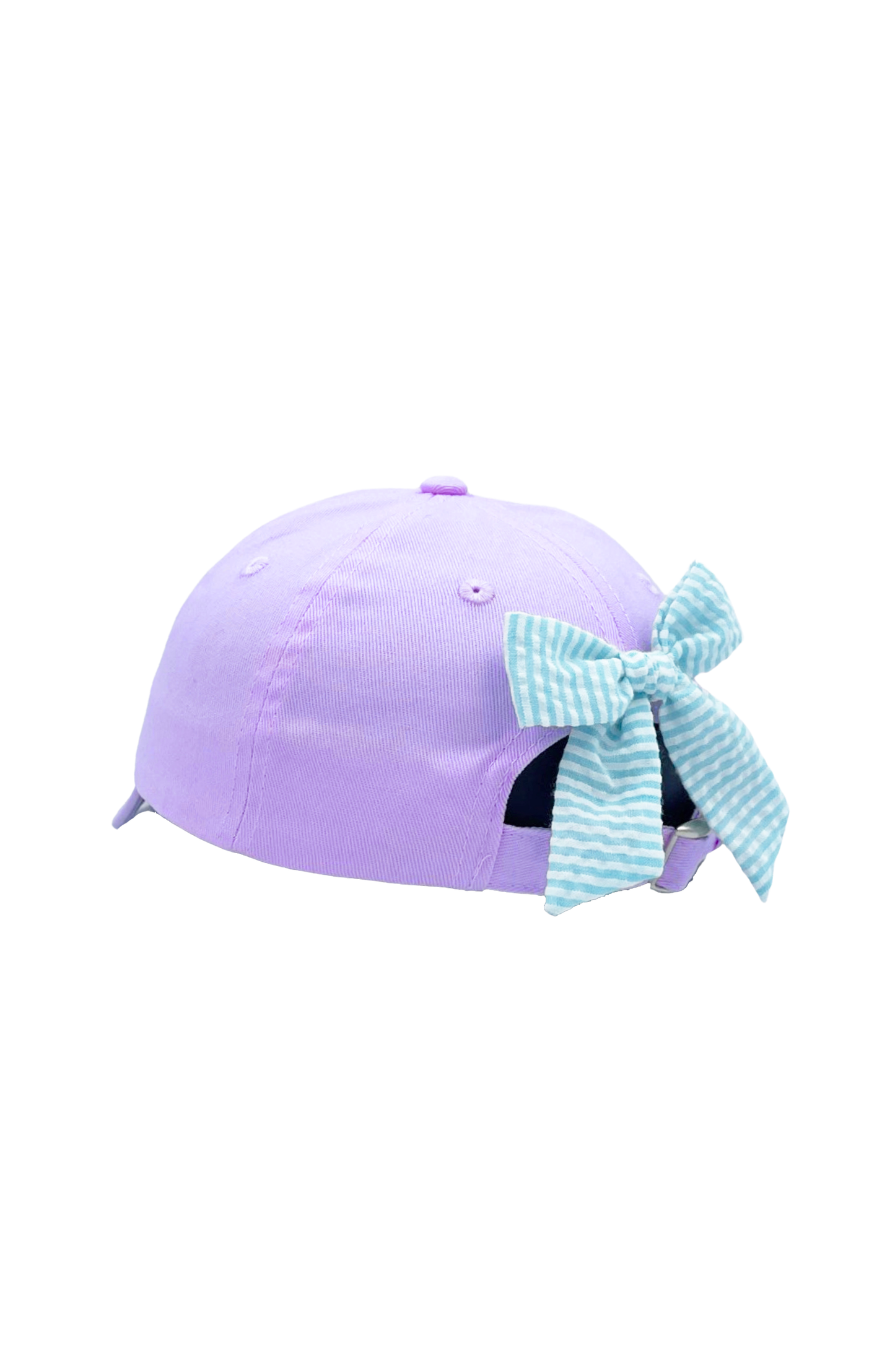 Lavender Mermaid Bow Baseball Hat Youth