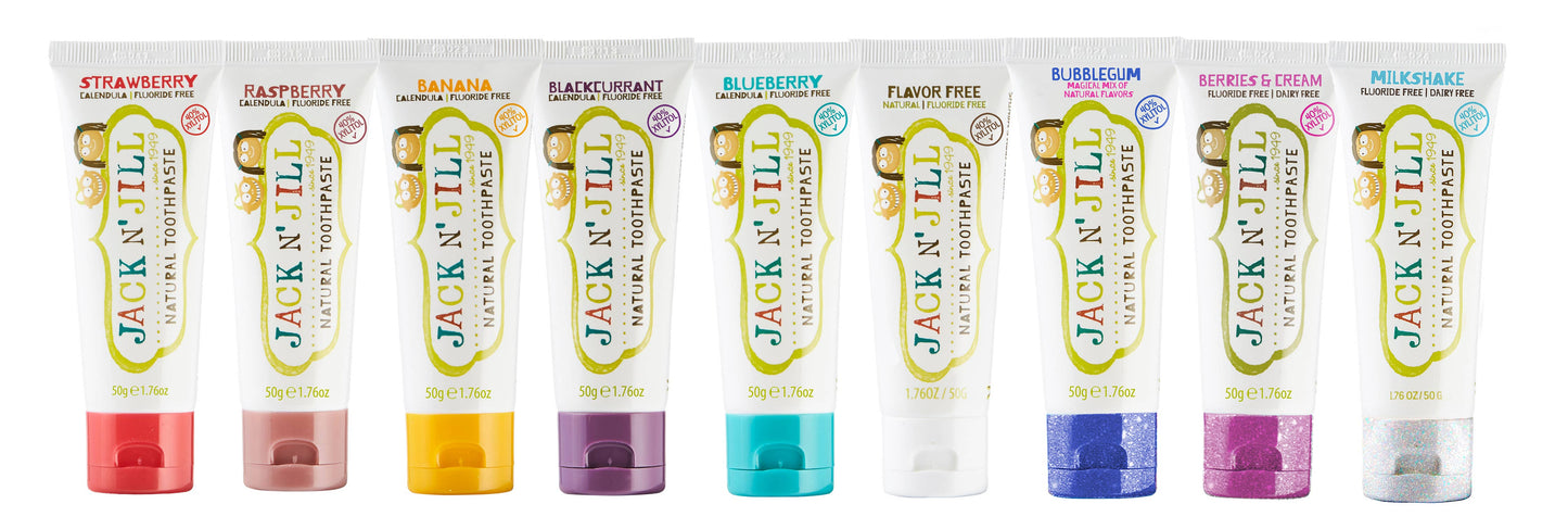 Jack N' Jill Natural Certified Kids Toothpaste Blueberry 50g