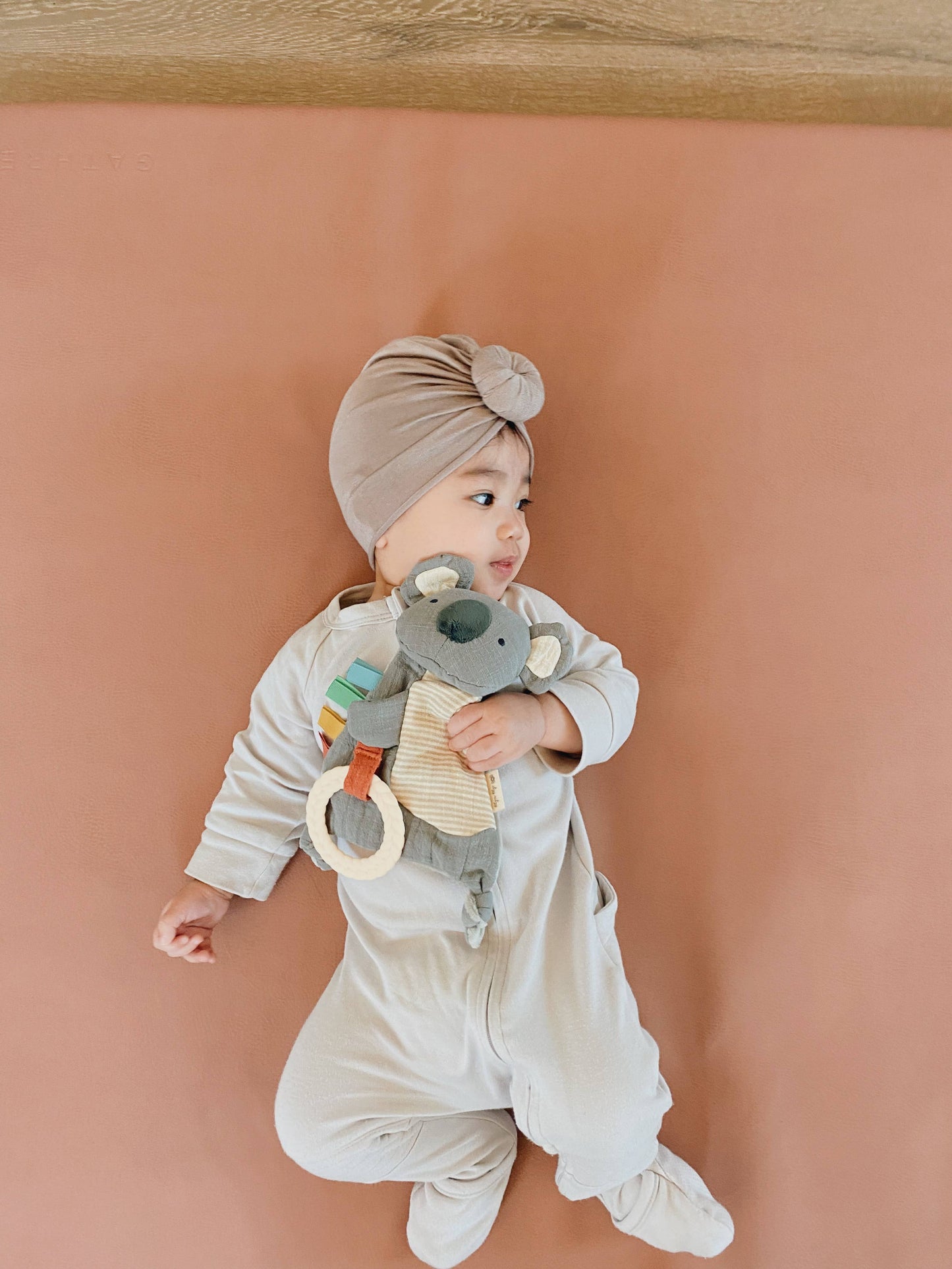 Bitzy Crinkle Sensory Toy with Teether