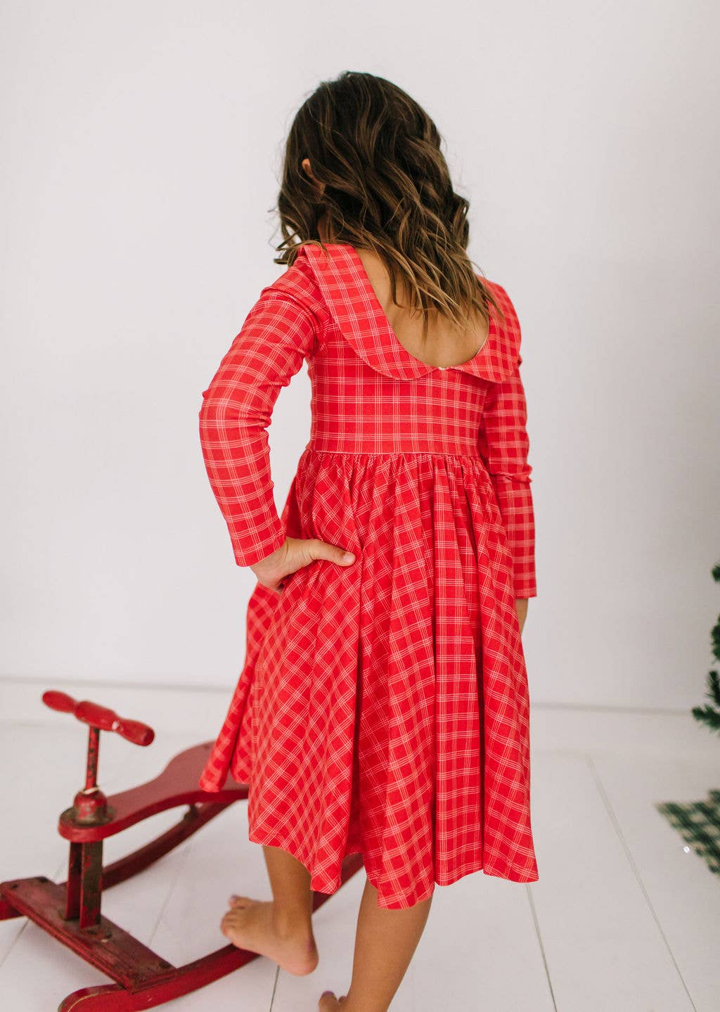 Rubina Dress in Red Picnic Plaid