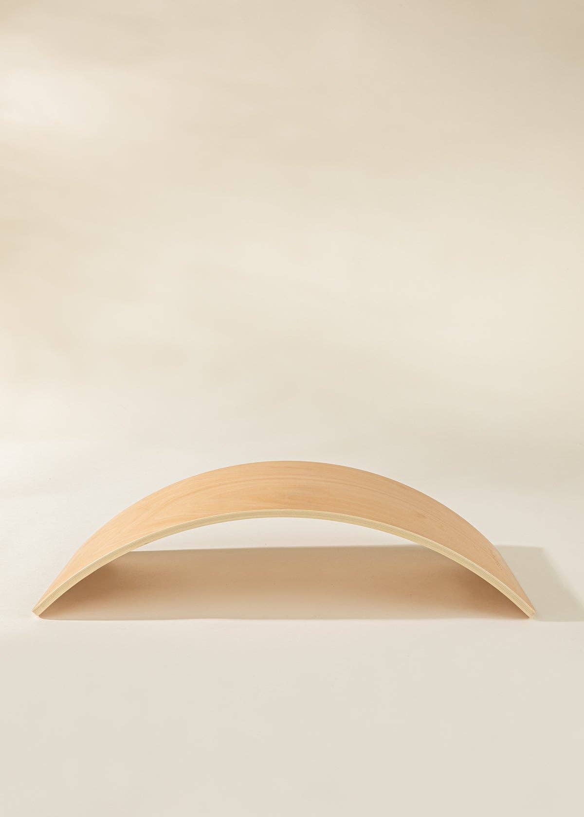 Balance Board - Natural Wood