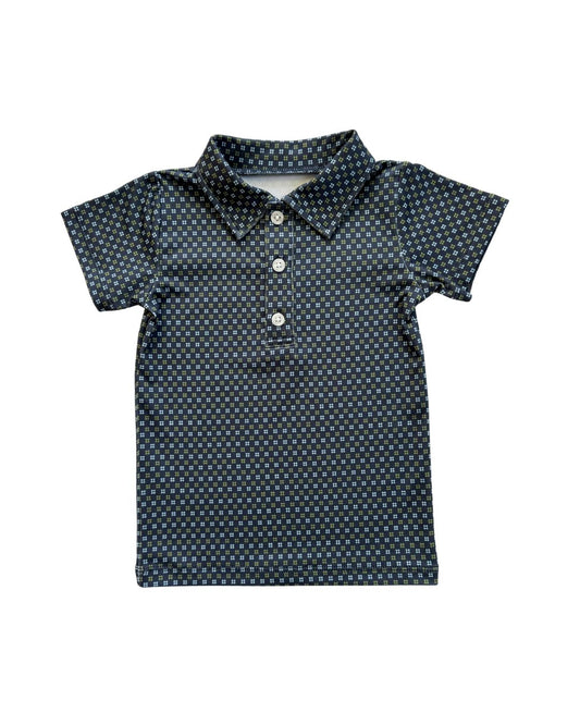 Kyle Polo - Navy Geometric