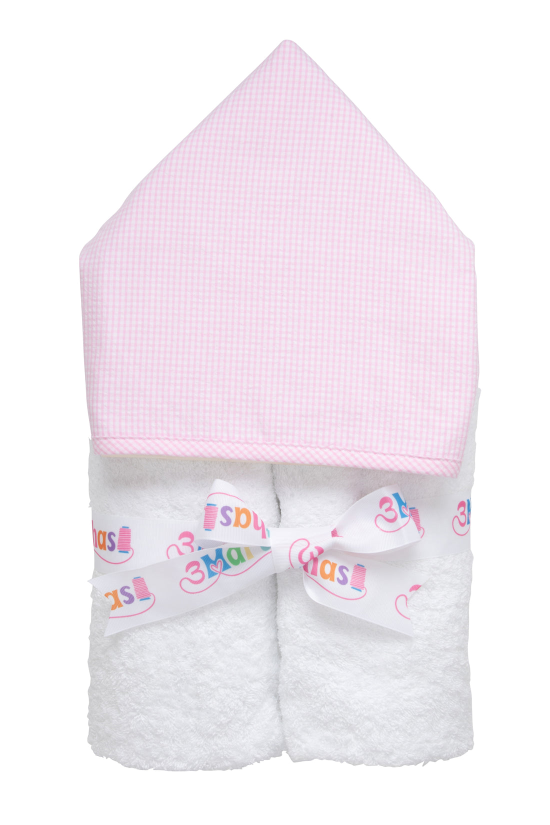 Small Check Everykid Towel Pink