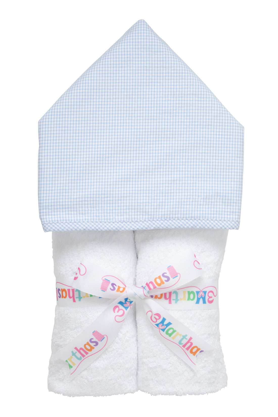 Small Check Everykid Towel Blue
