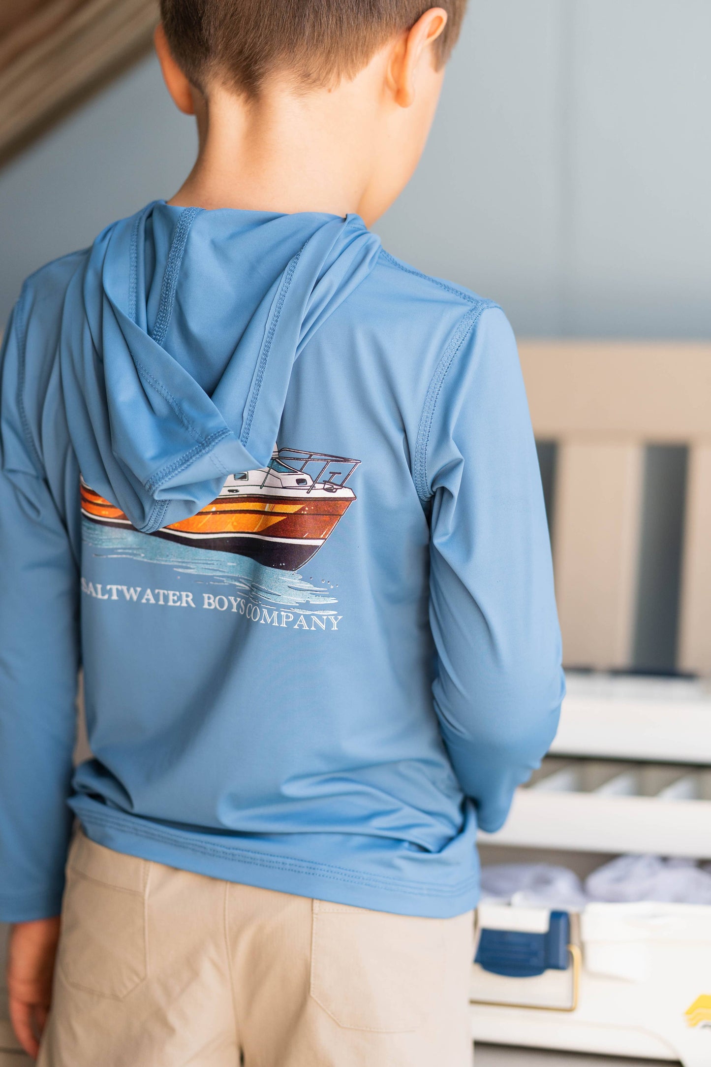 Orange Boat Performance Hoodie