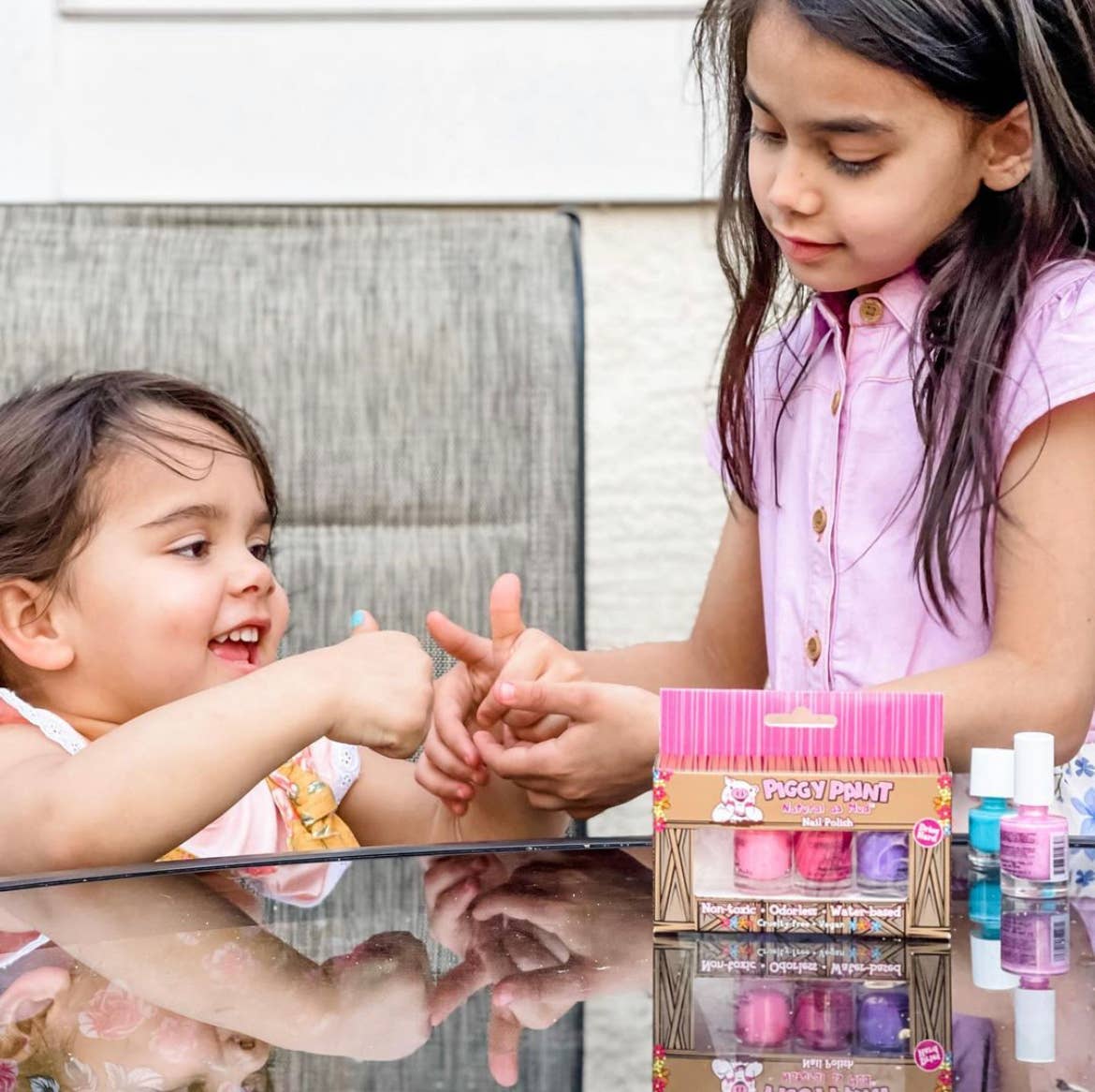 Rainbow Party Polish Set Non-Toxic Kids Nail Polish