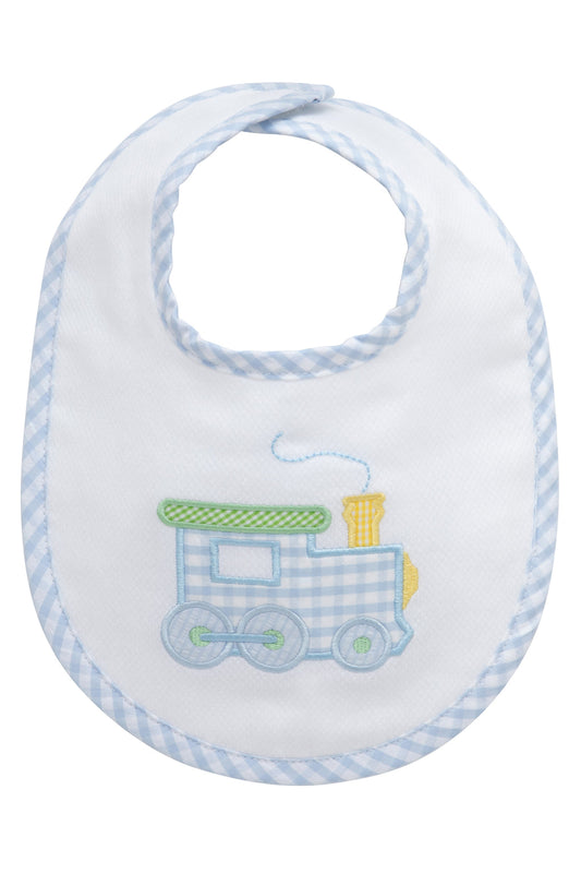 Train Applique Basic Bib