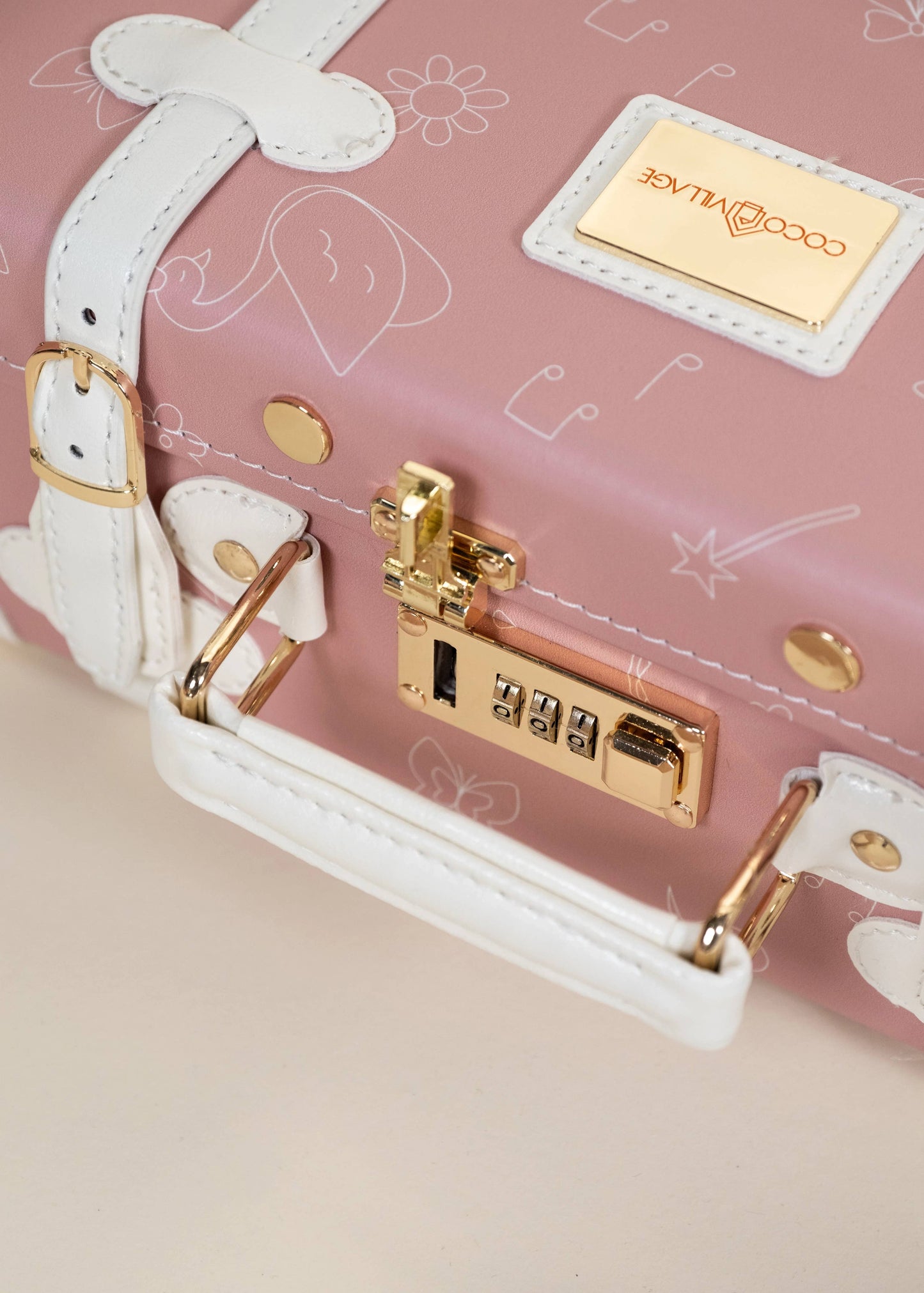 Vegan Leather Play Suitcase - Ballerina