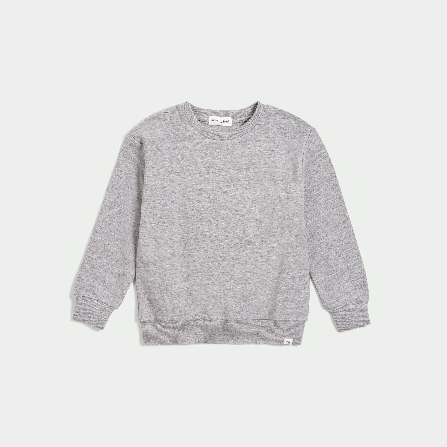 Miles Basic Heather Grey Sweatshirt