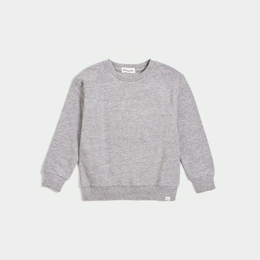 Miles Basic Heather Grey Sweatshirt