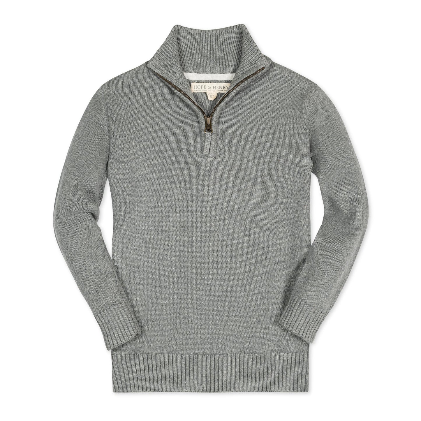 Half Zip Sweater Dark Grey
