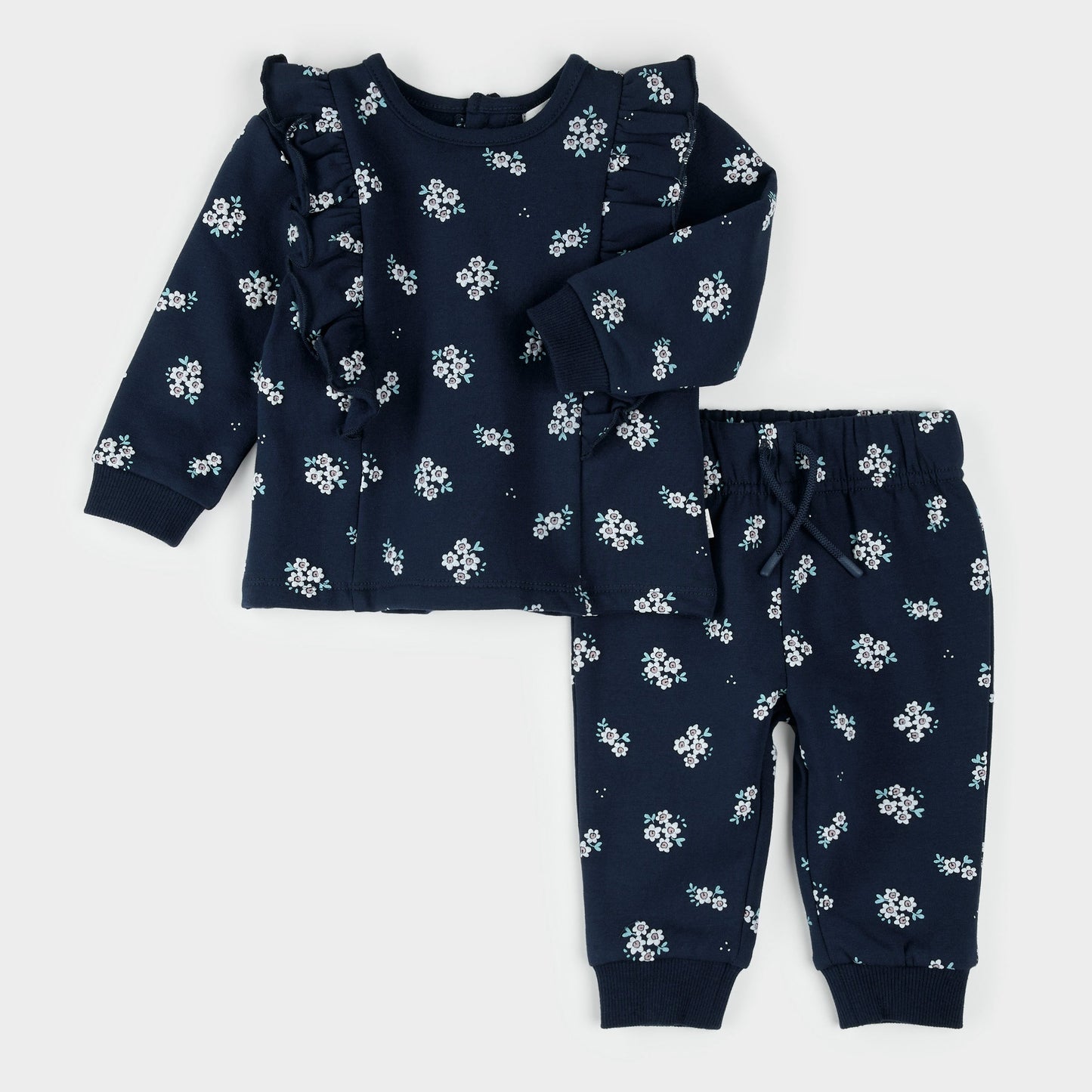 Floral Print Navy Set