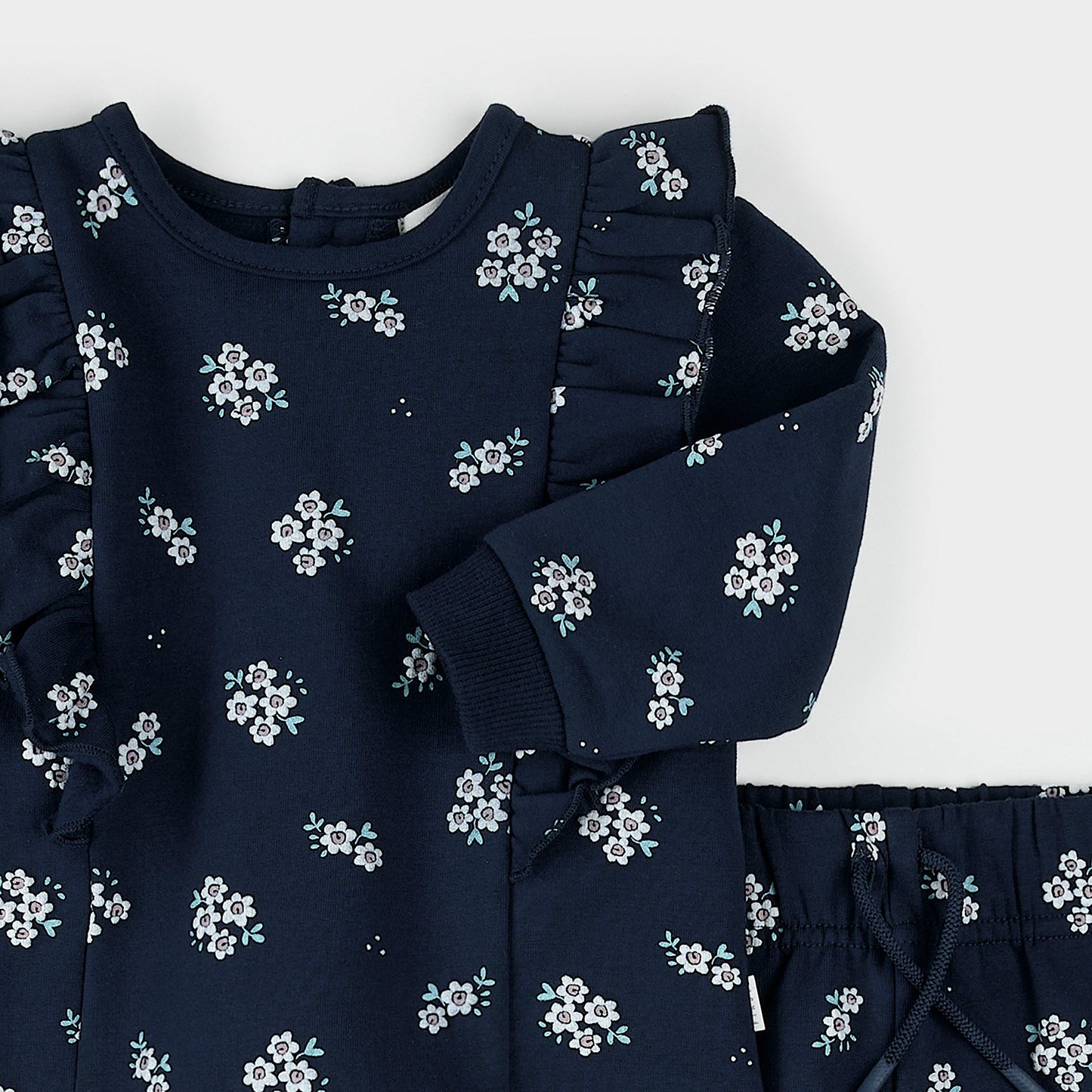 Floral Print Navy Set