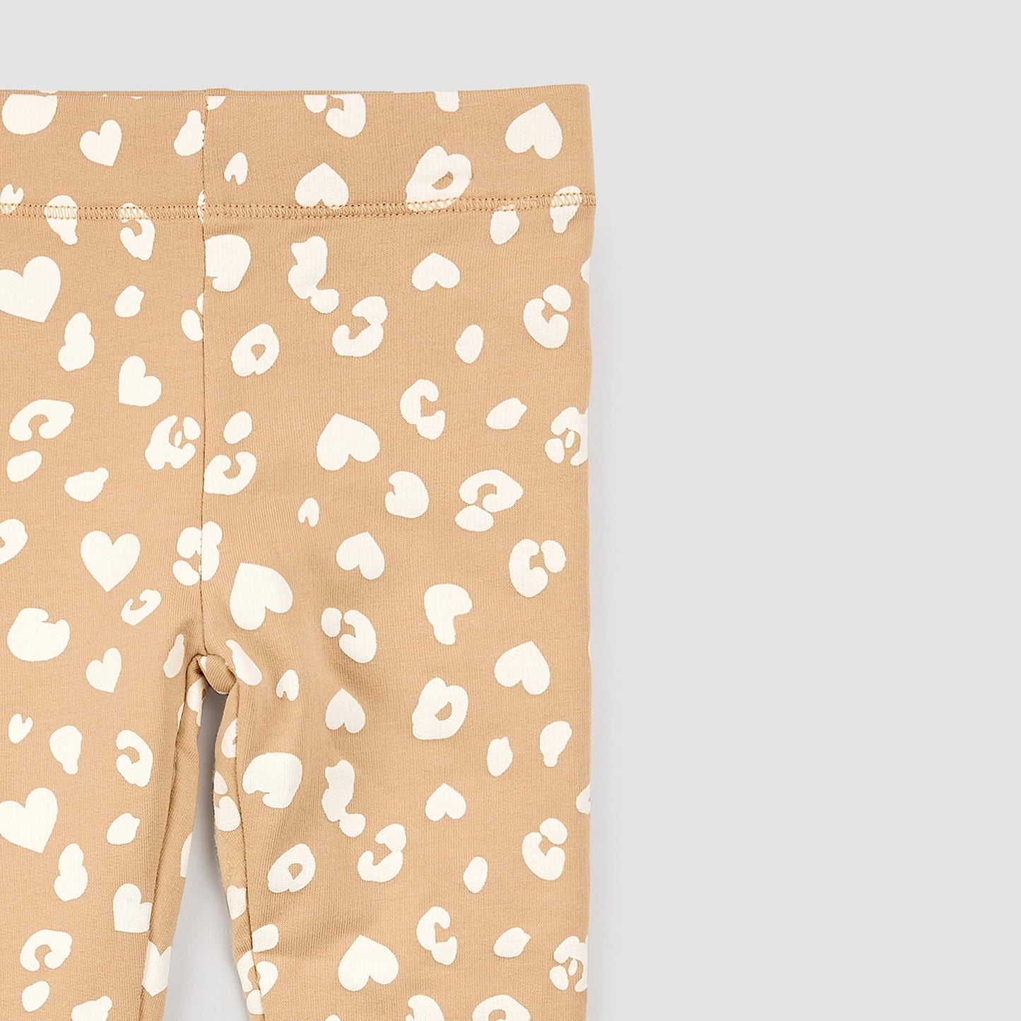 Cheetah Legging knit Camel