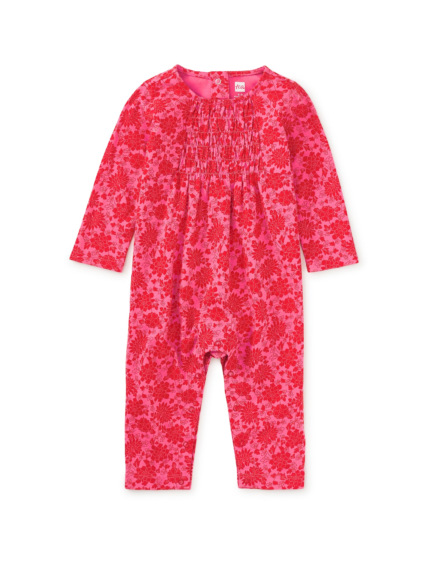 Smocked Baby Romper Andong Floral