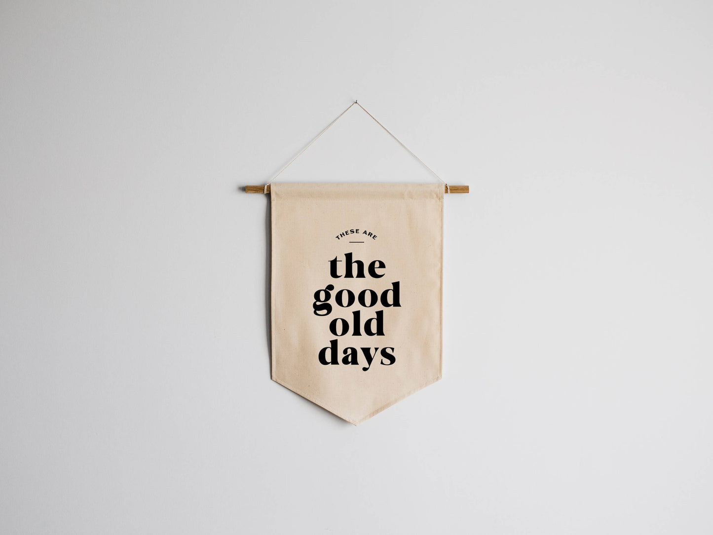 Good Old Days Canvas Banner