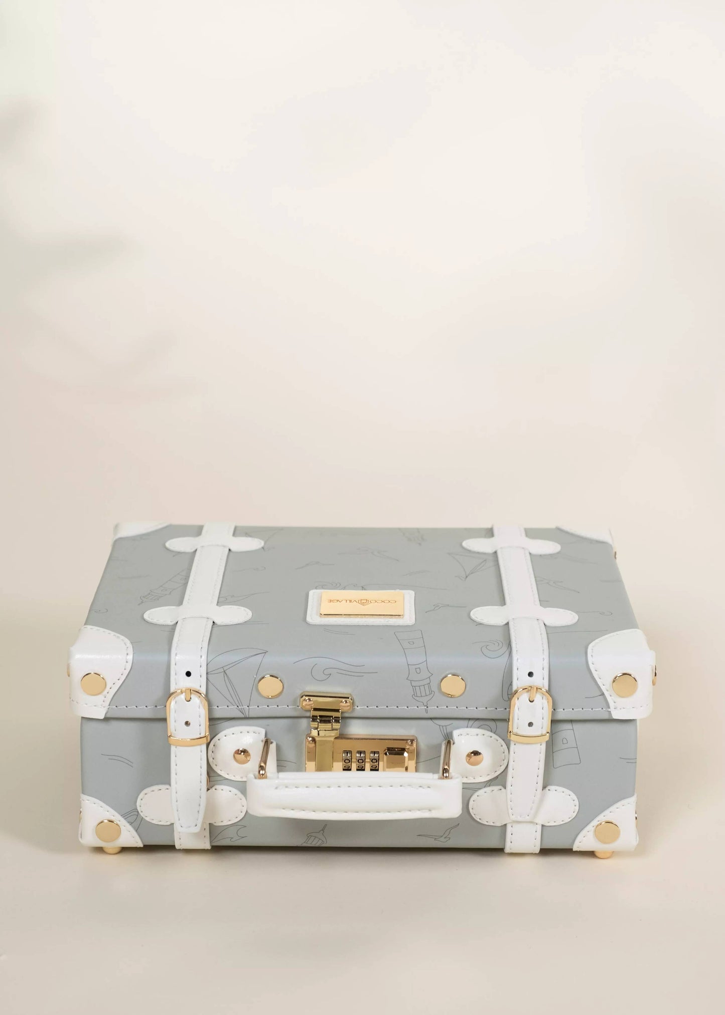 Vegan Leather Play Suitcase - Ocean
