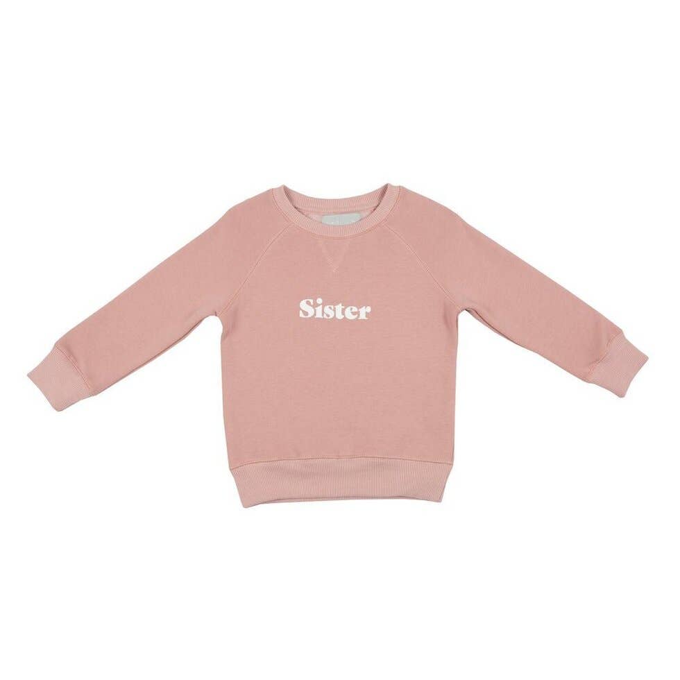 Faded Blush 'SISTER' Sweatshirt