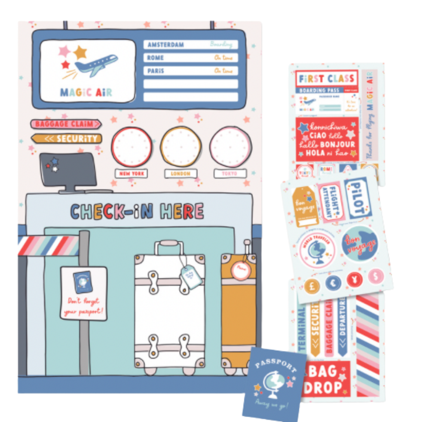 Airport Pretend Play Kit for Kids – Interactive & Creative