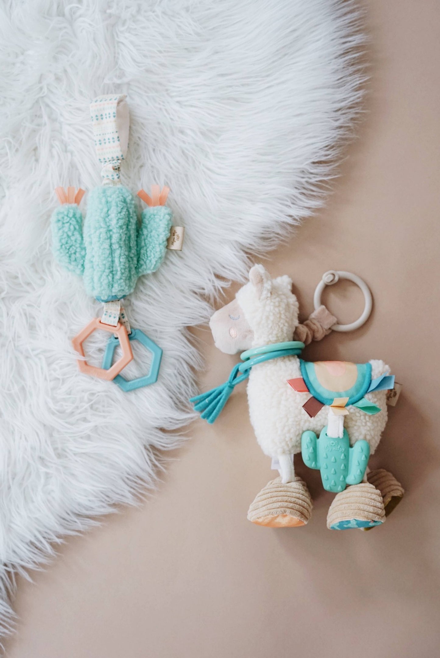Itzy Friends Link & Love Activity Plush with Teether Toy