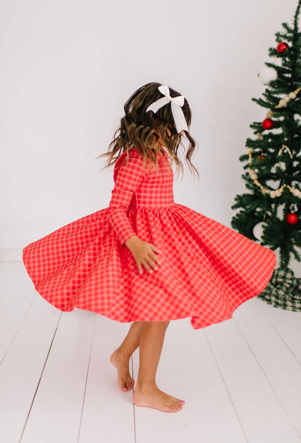 Rubina Dress in Red Picnic Plaid