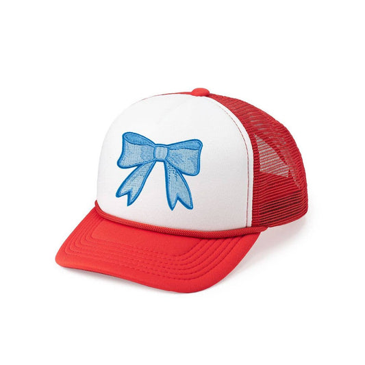 Patriotic Bow Patch Trucker Hat