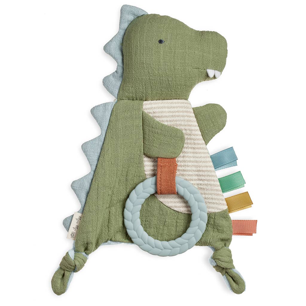 Bitzy Crinkle Sensory Toy with Teether