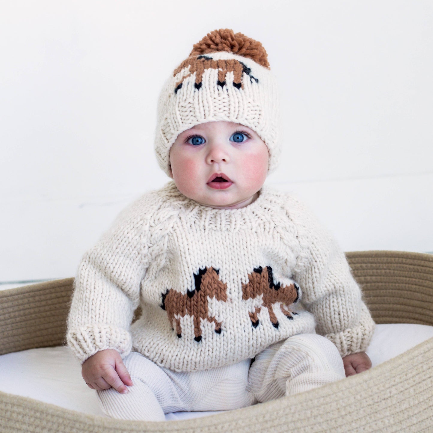 Pony Sweater Natural Toddler