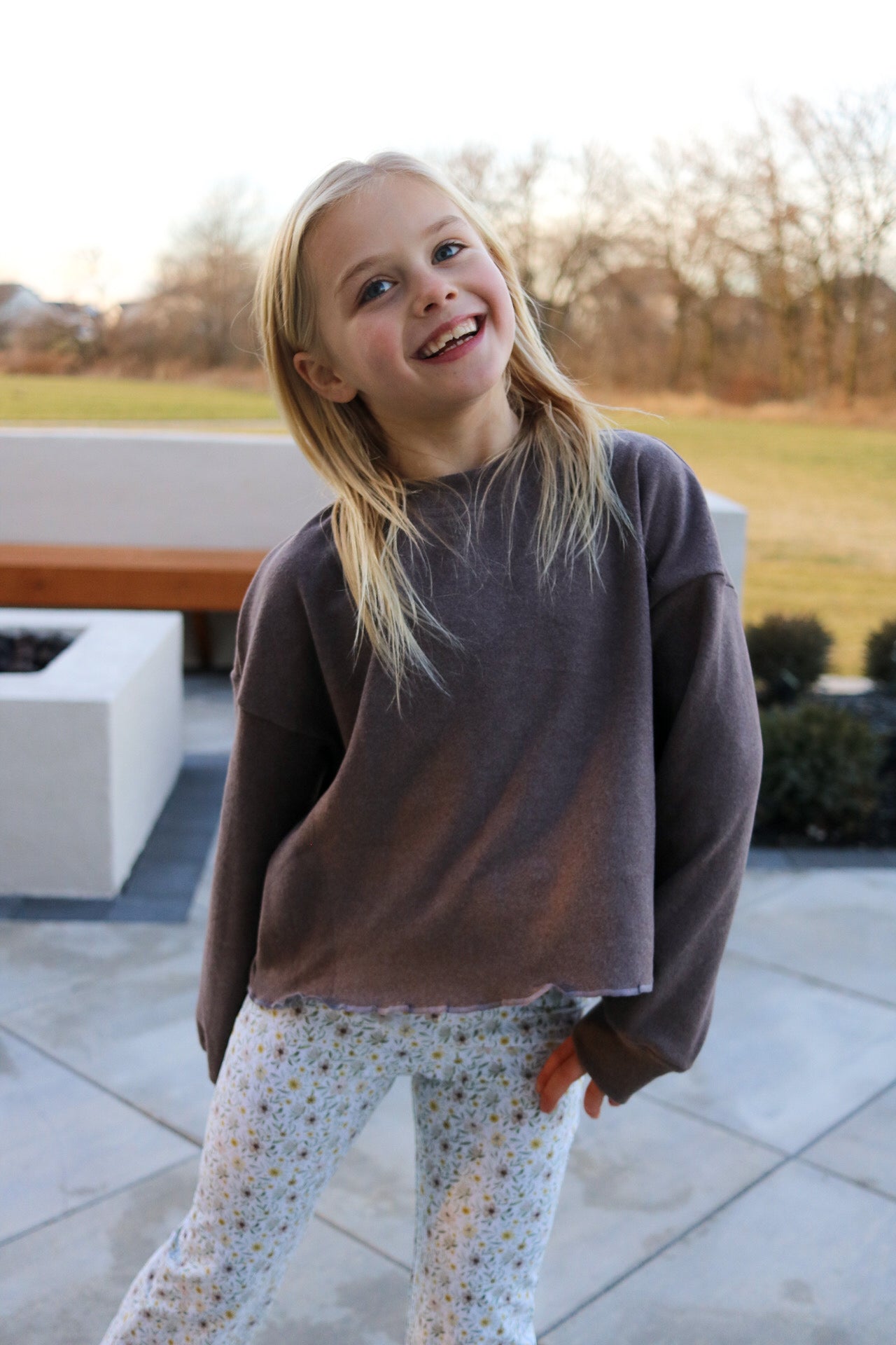 Taupe  Fleece Sweater