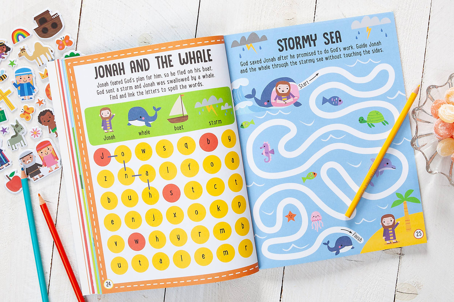 My Bible Stories Activity Book (Blue, Back-to-School Gifts)