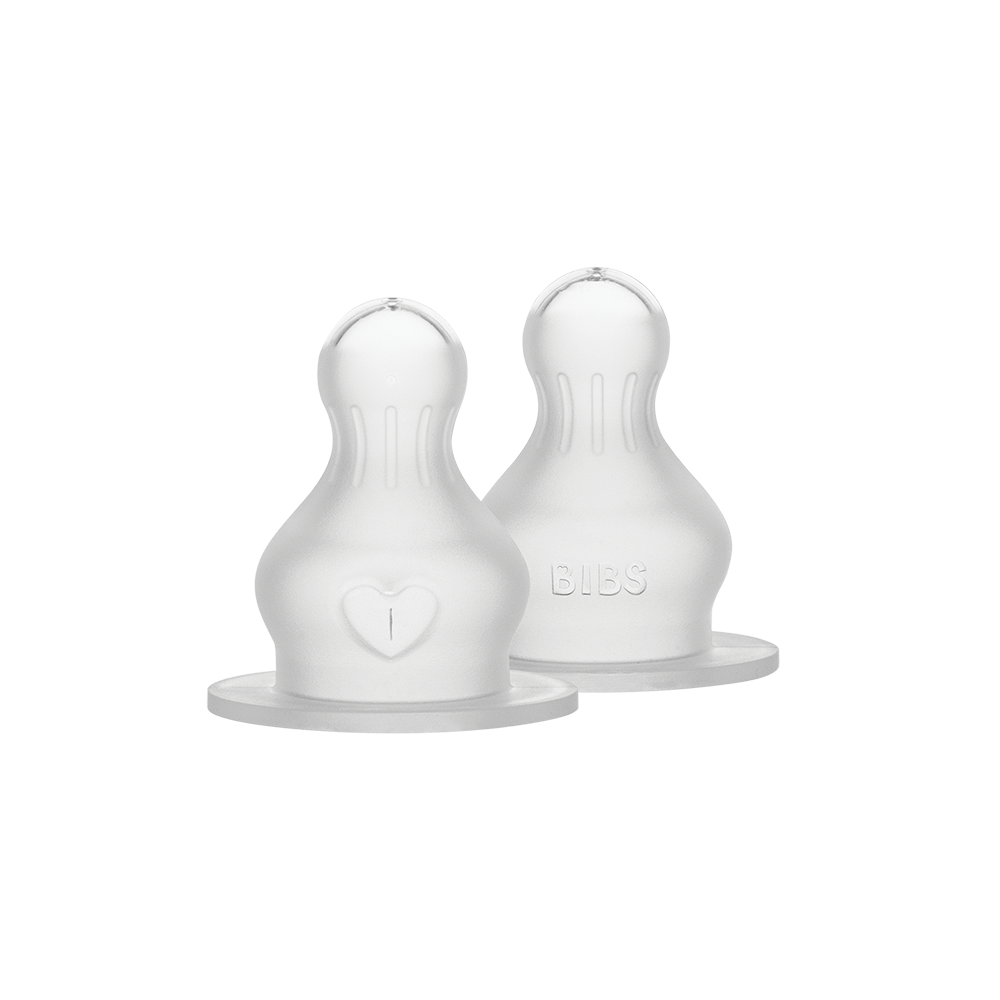 Bottle Silicone Nipple Slow Flow 2 PACK