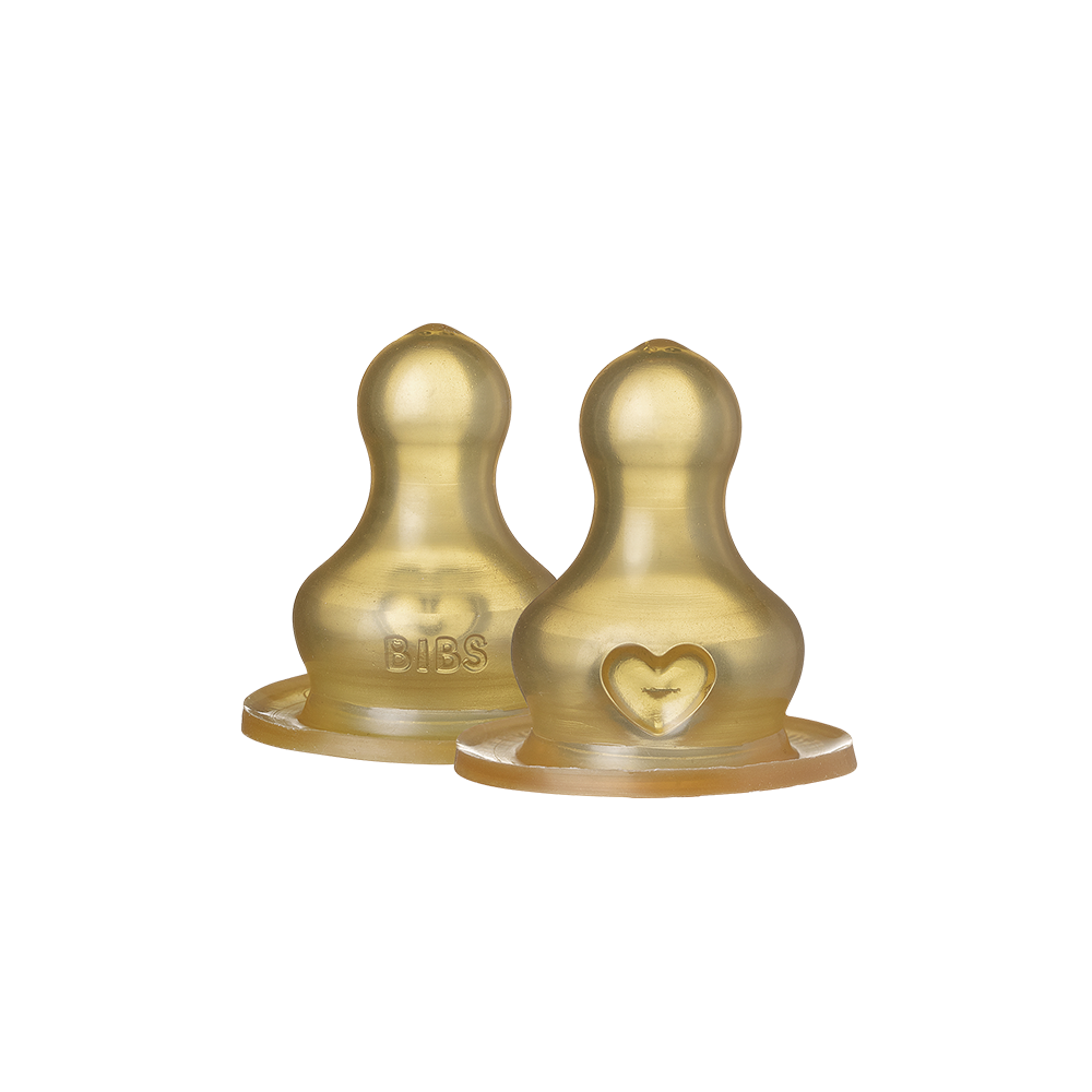Bottle Latex Nipple Slow Flow 2 PACK