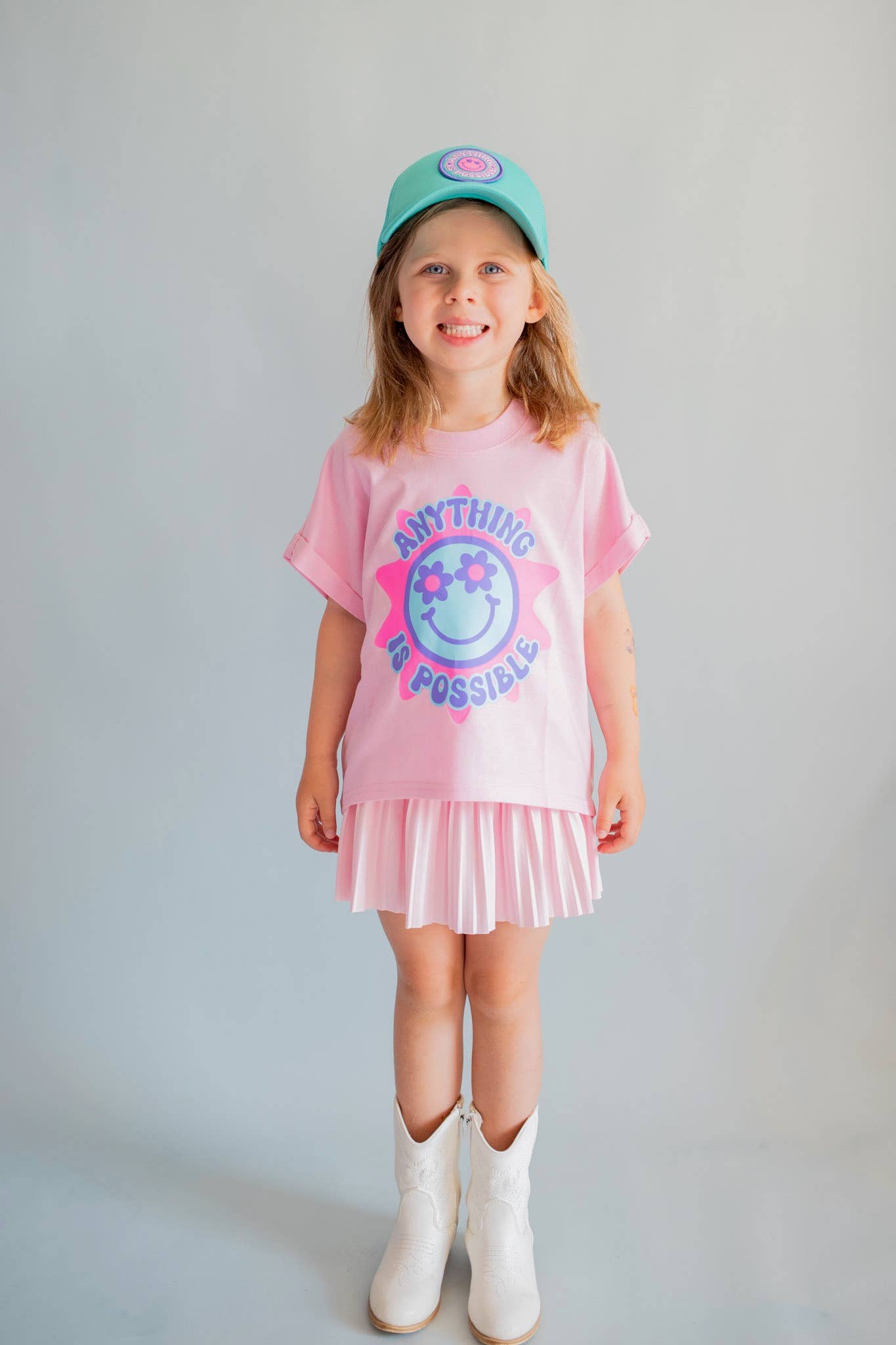 XOXO by Magpies Anything is Possible Printed Tee | Bubble Gum Pink
