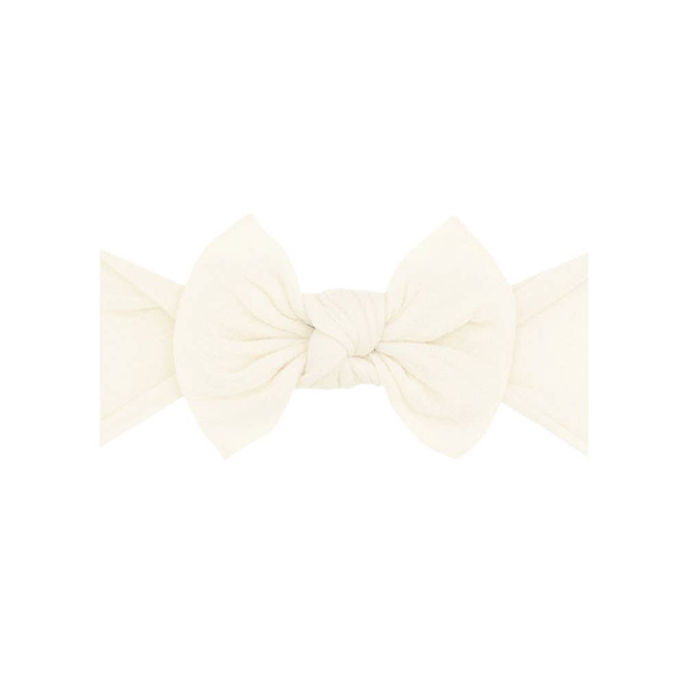 Baby Bling Itty Bitty Knot small soft nylon bow headband