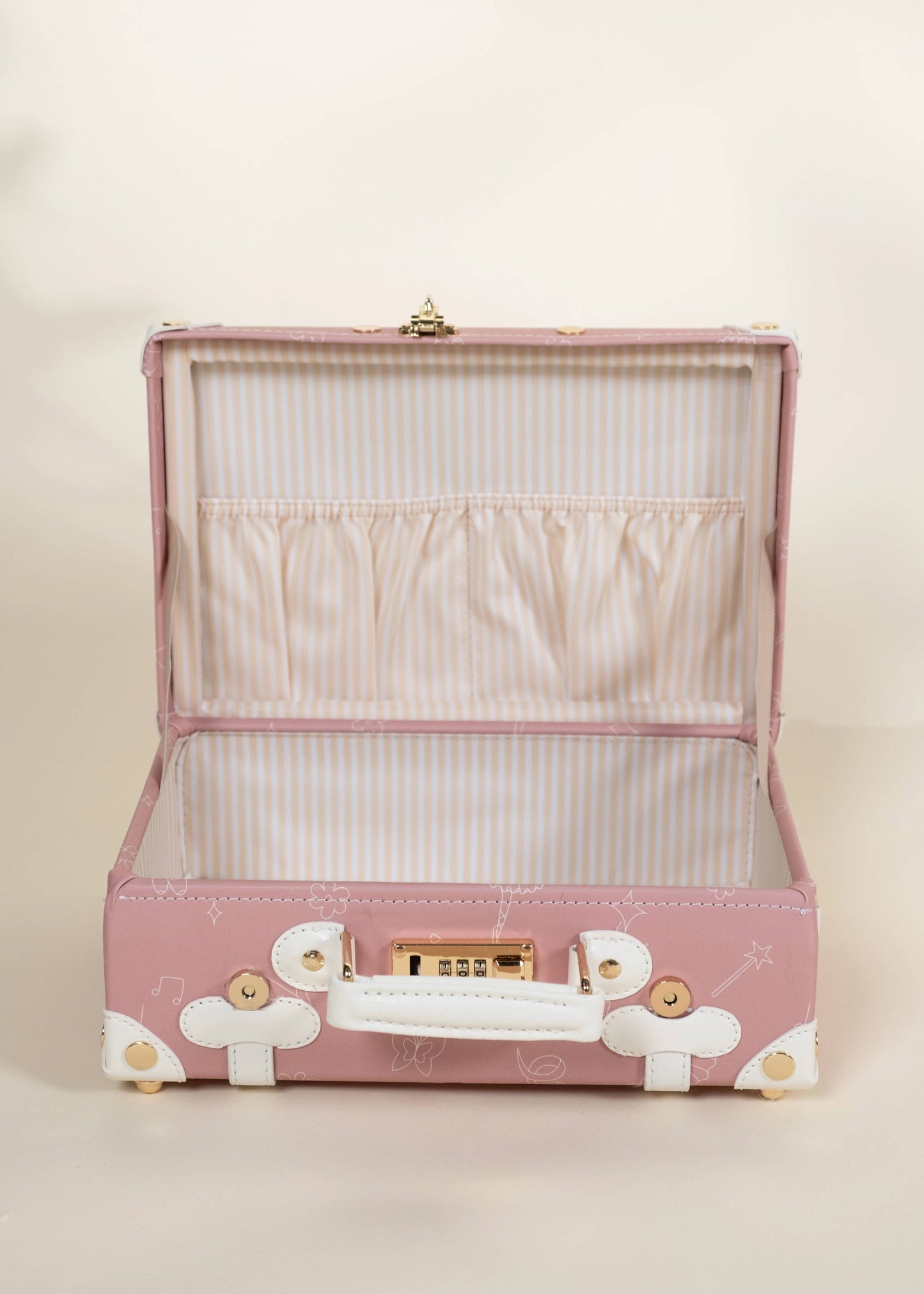 Vegan Leather Play Suitcase - Ballerina