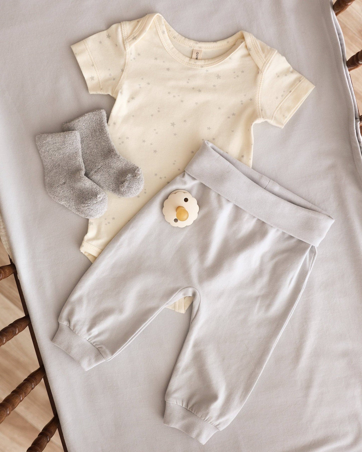 Cotton Baby Pant Fog