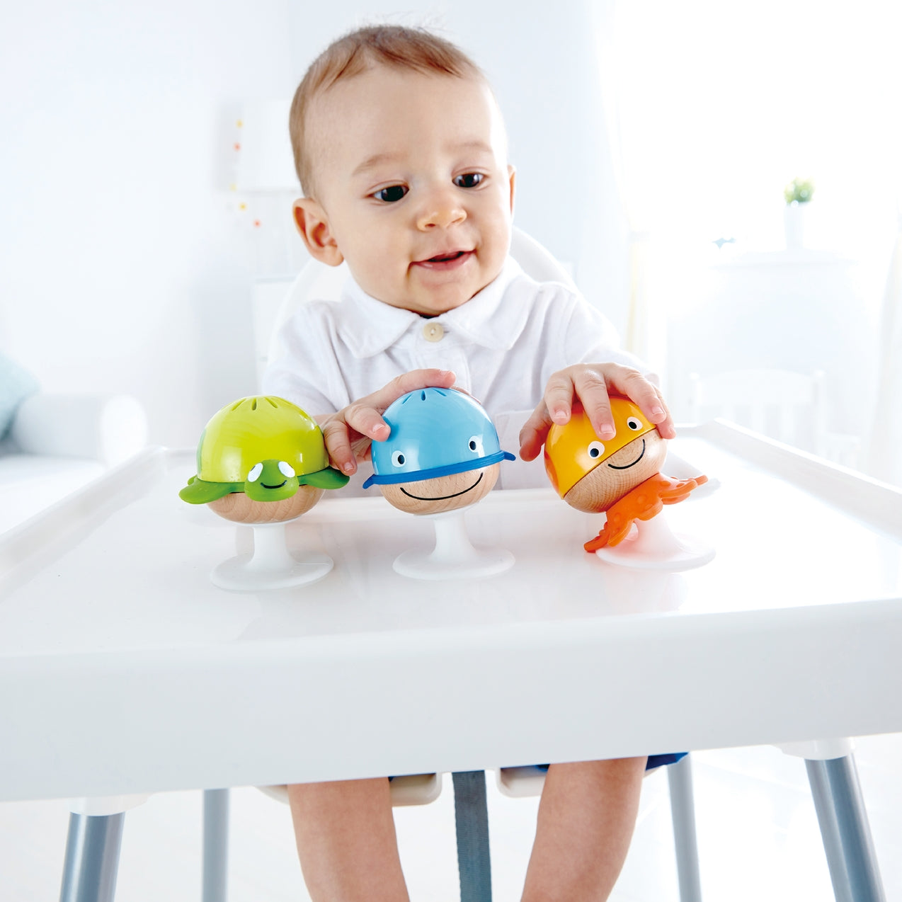 Stay-put Rattle Set
