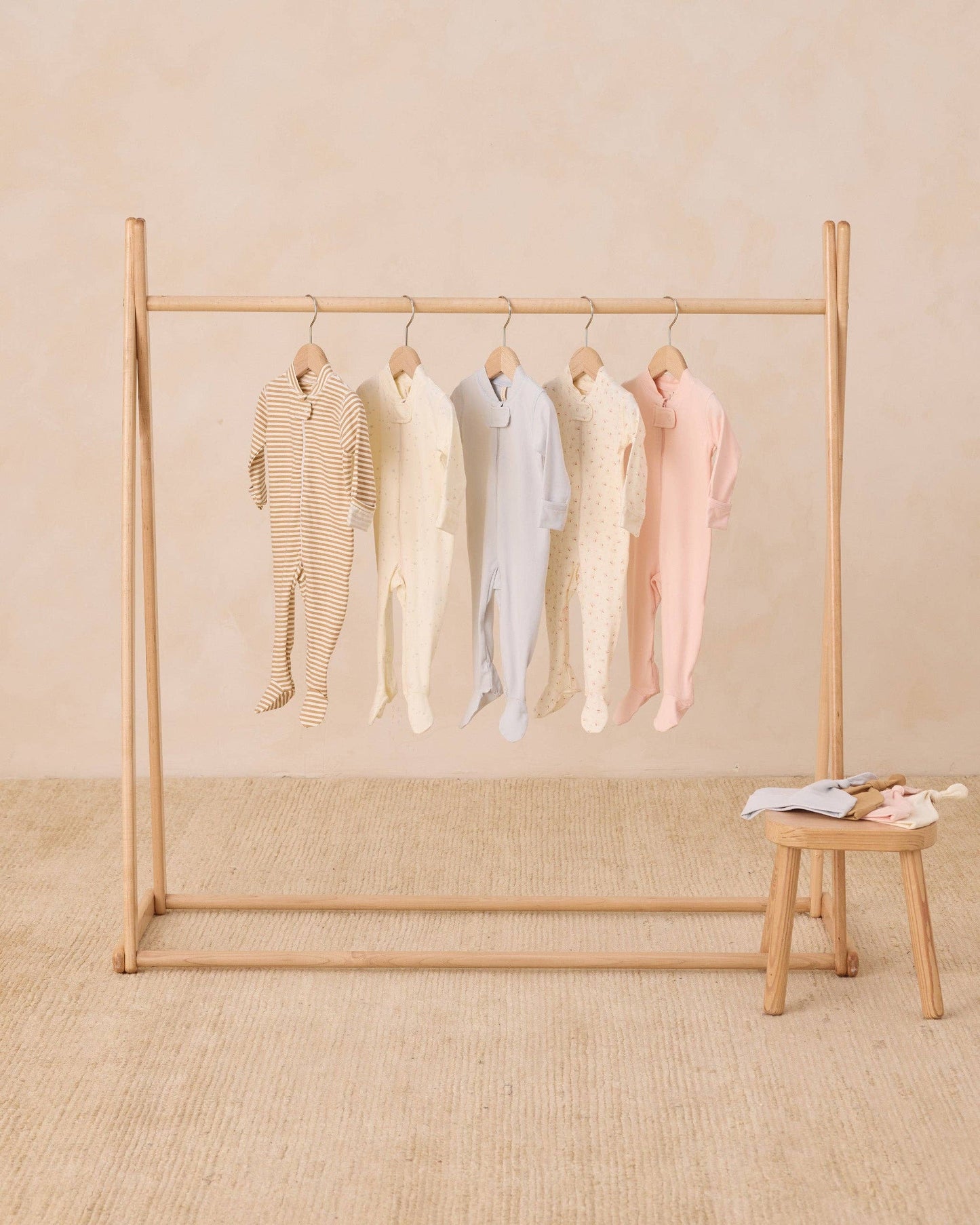 Zip Longsleeve Sleeper Footie Fog