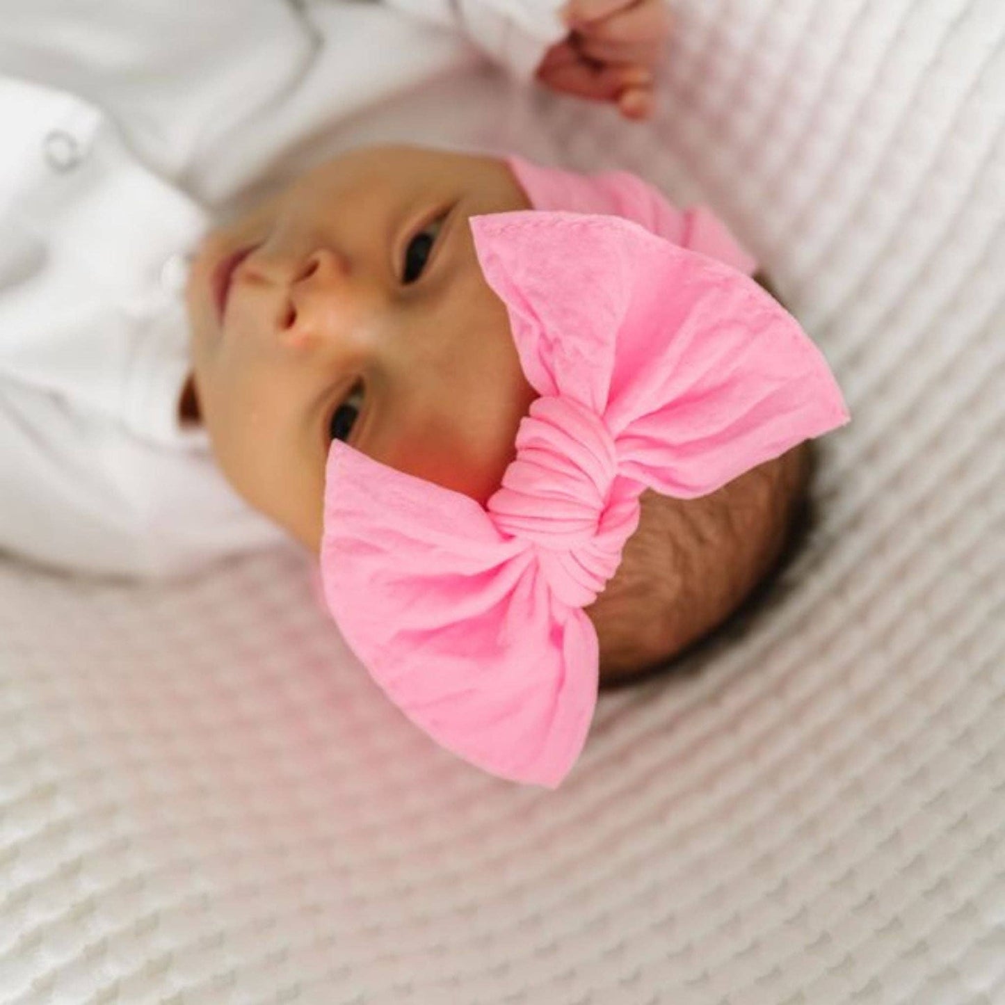 Baby Bling The Original Knot headband Neon pink
