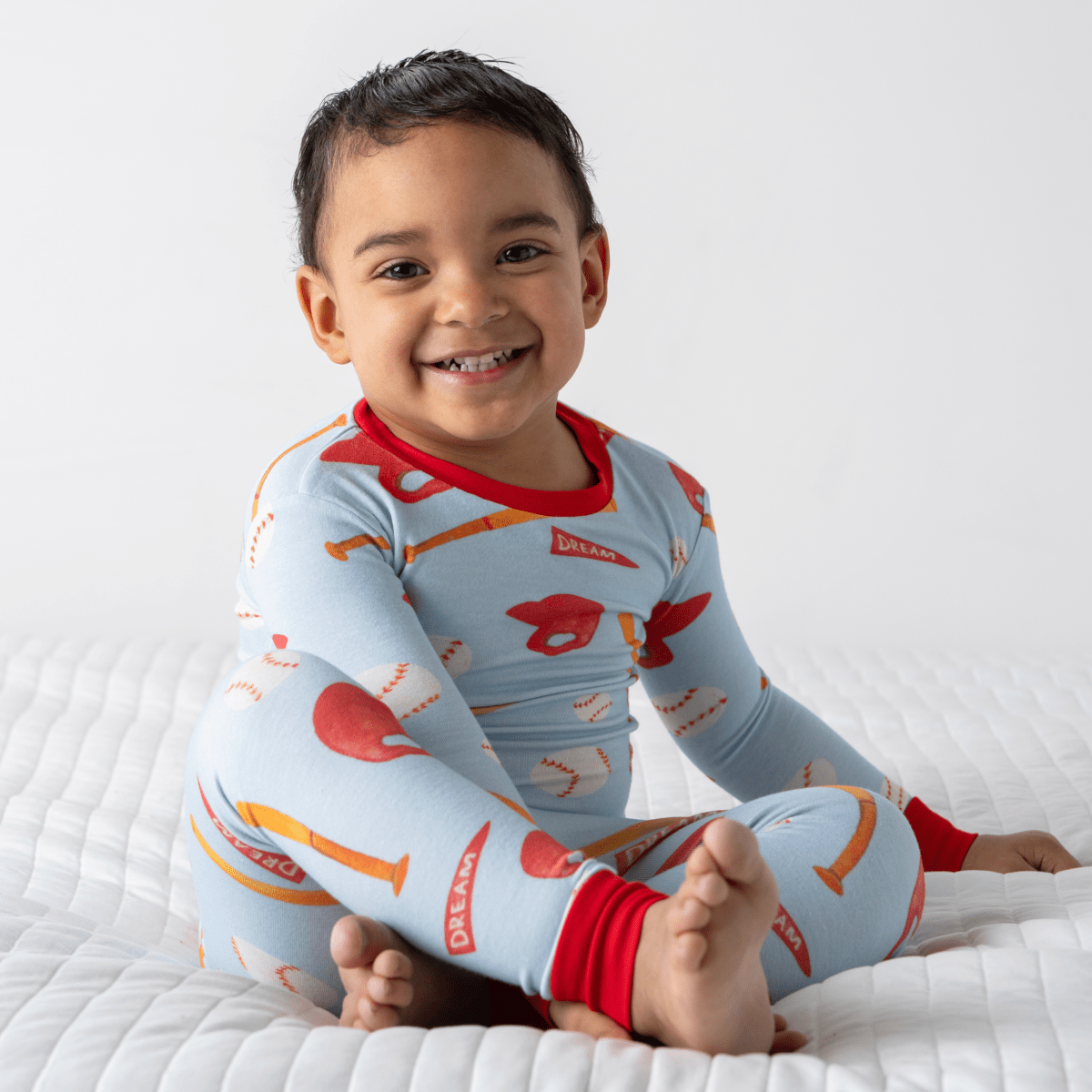 Toddler/Kids Bamboo Pajamas - Baseball