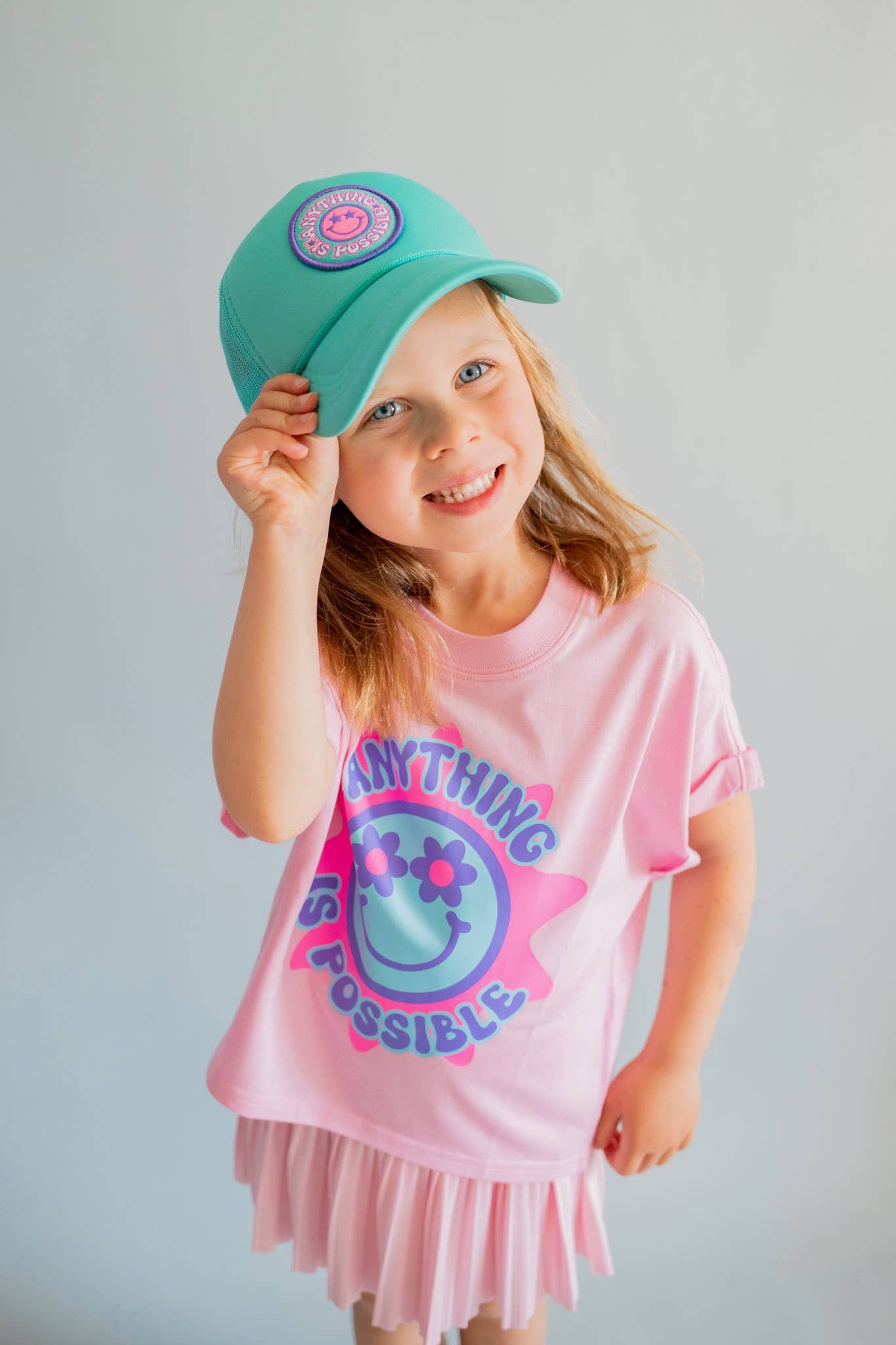 XOXO by Magpies Anything is Possible Printed Tee | Bubble Gum Pink