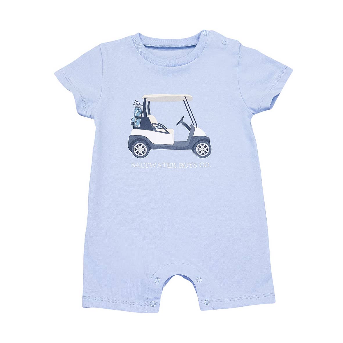 Golf Cart Graphic Short Romper