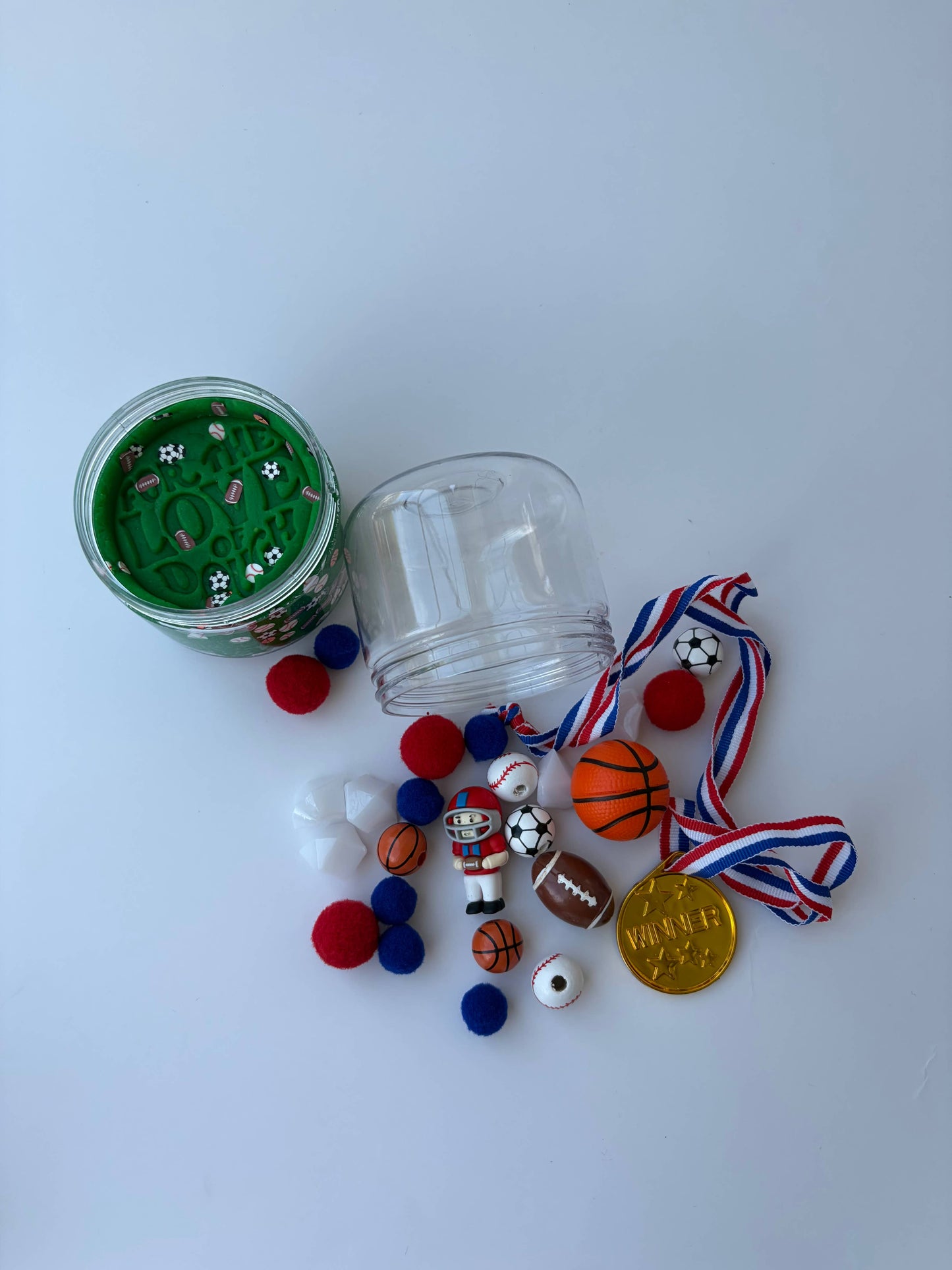 Sports Sensory Dough Double Jar