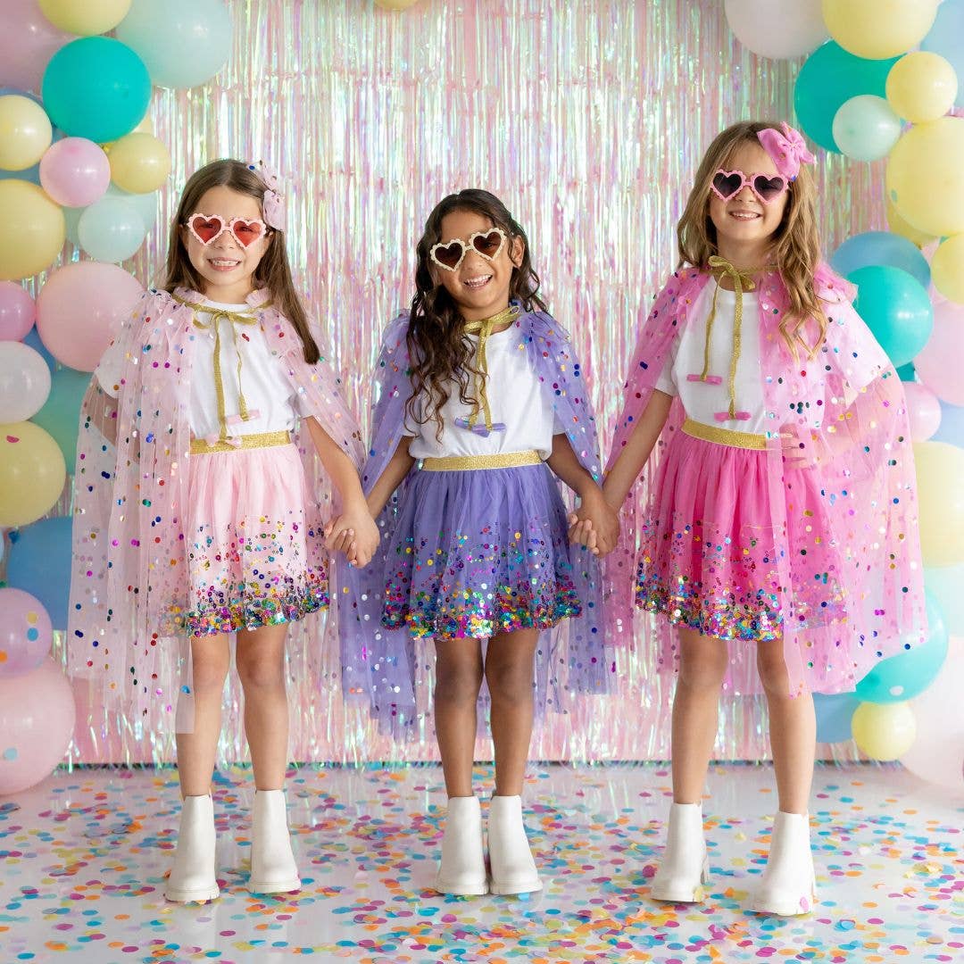 Pink Confetti Tutu Dress Up