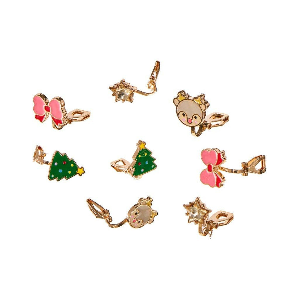 Jolly Christmas Clip On Earrings