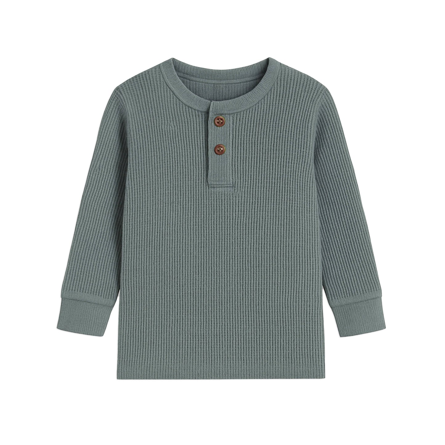 Jones Waffle Knit Henley Raglan Shirt
