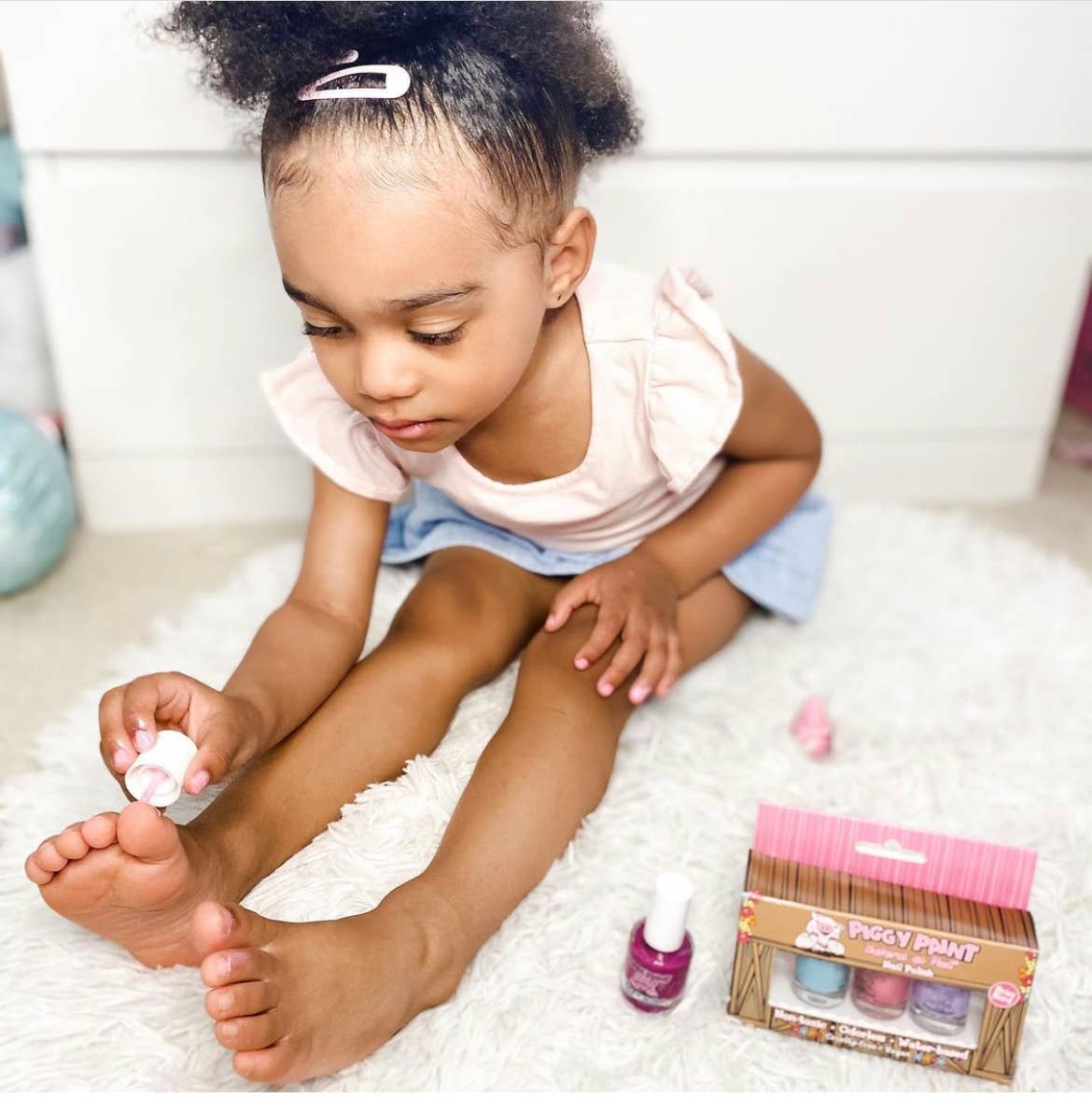 Rainbow Party Polish Set Non-Toxic Kids Nail Polish